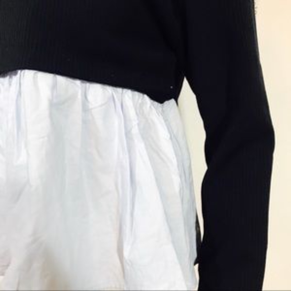 ZARA TRUFALUC COLLECTION PEPLUM SWEATER TOP S 0297 - Picture 6 of 8